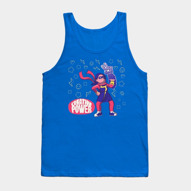 creative power Tank Top by sambukino